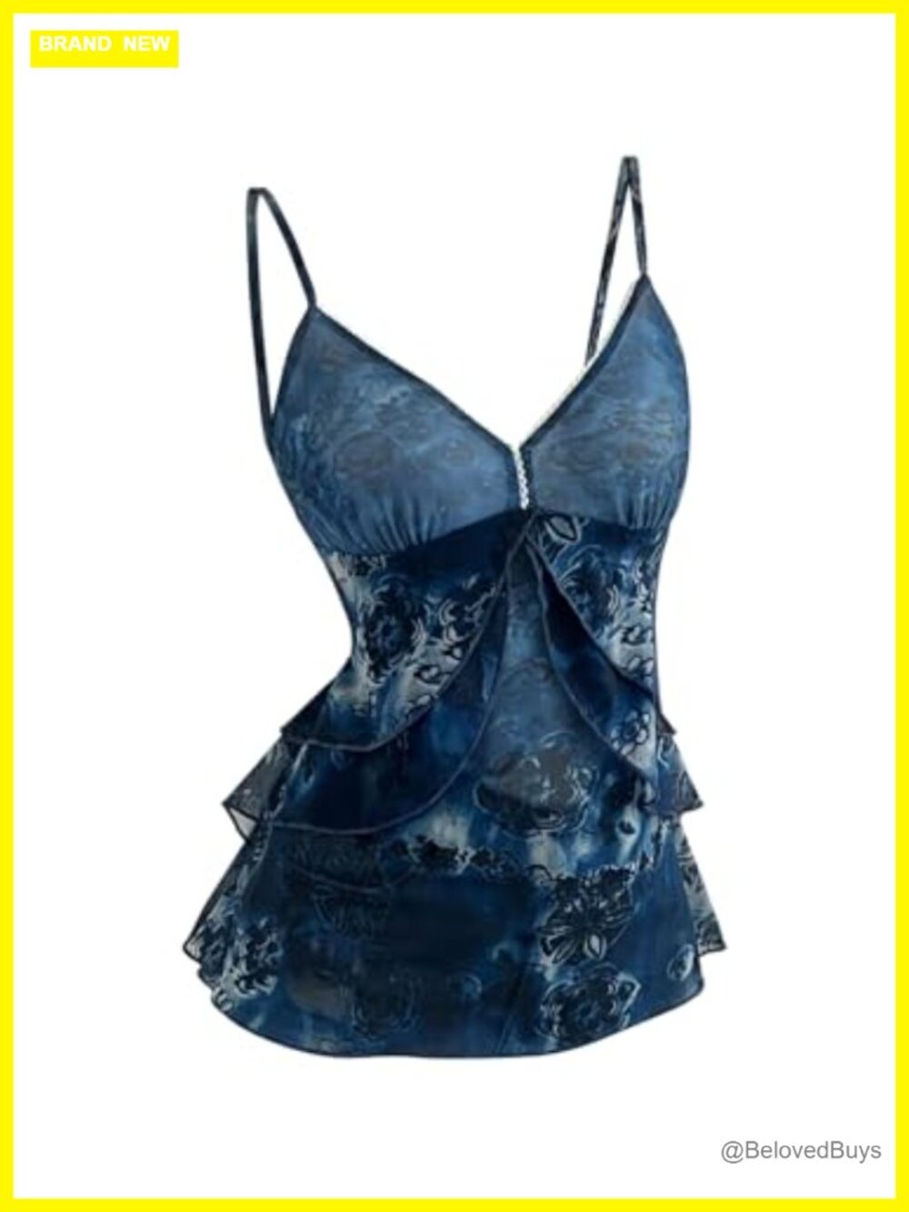 Women's Y2K Floral Mesh Tank Top Sleeveless V-Neck Crop Top Going Out